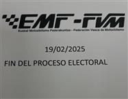 FIN DEL PROCESO ELECTORAL 